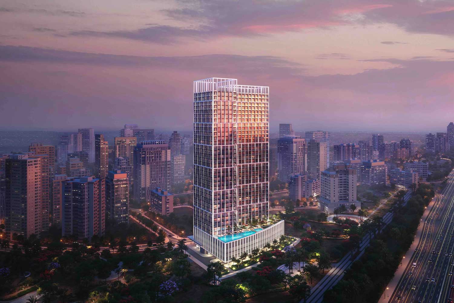 Binghatti Titania Exterior